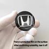 TR1-56MM 4Pcs Car Emblem Wheel Hub Center Cap Sticker Rim Badge Cover For Honda Stepwgn Prelude Odyssey Vezel FIT CRV CRZ CRX Accord