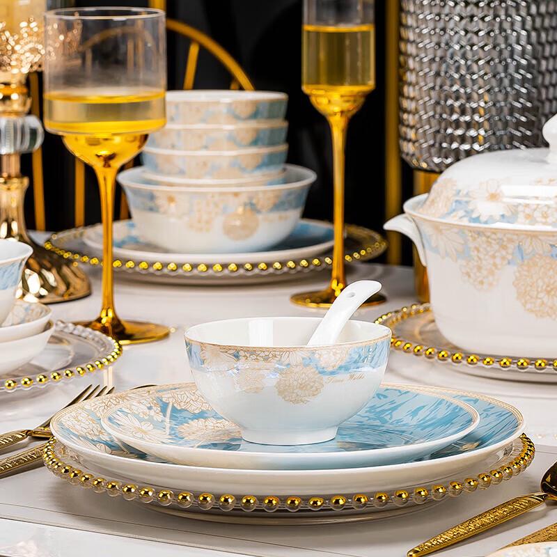 Jingdezhen Ceramic 24-Piece Dinnerware Set