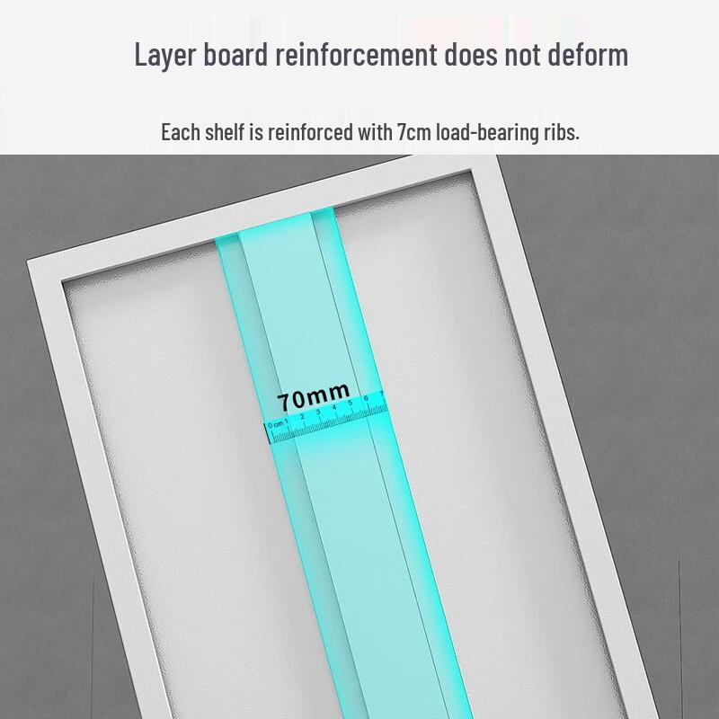 Thickened 4-Tier Kitchen Storage Rack for Oven & Microwave