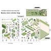 Senyou 3.0 Christmas Cottage 3D Miniature Scene Stickers - Exclusive DIY Landscape Decor