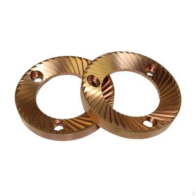 2x 64mm Flat Burrs Espresso Machine Parts Replacement Professional Manual Coffee Mill