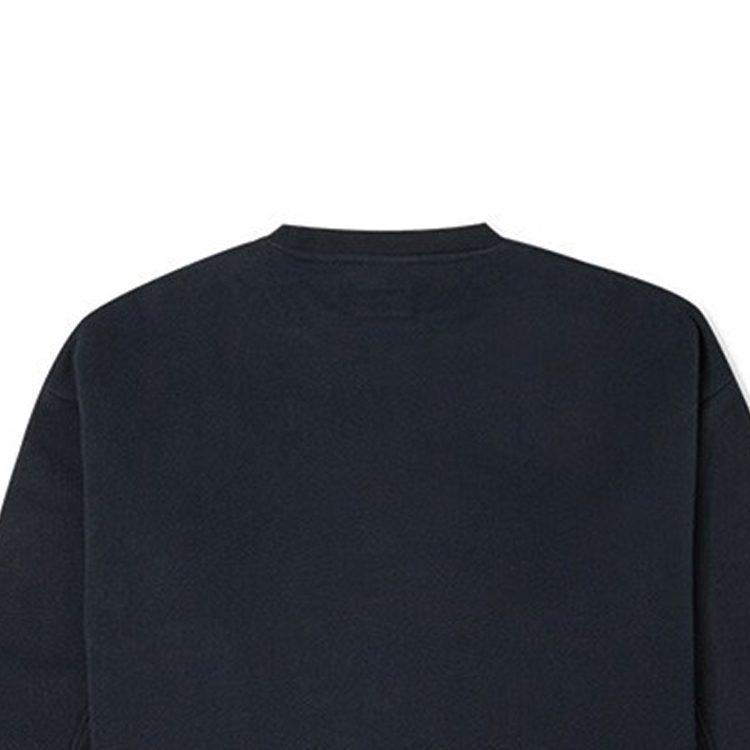 Converse Sweatshirts Unisex Black Crew Neck Thickened Regular 10025058-A03