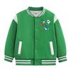 Kinder Baseballjacke mit Fleece-Futter - Lässige Herbst-/Winter-Oberbekleidung