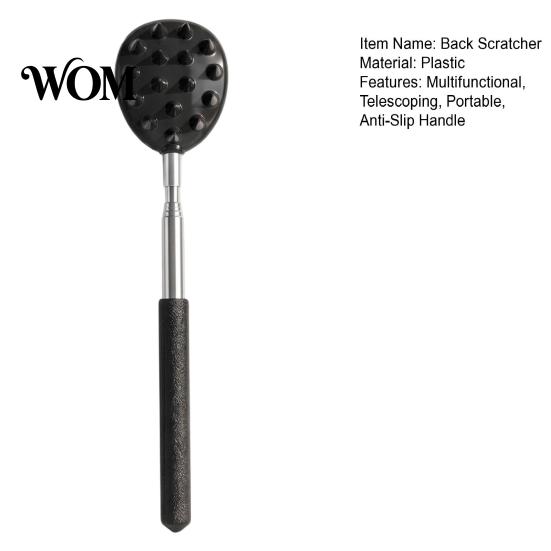 Dual-purpose Massage And Scratch Device Back Scratcher Massager, Extendable Massager Tool, Telescoping Multi-functional Scratcher, Anti-Slip