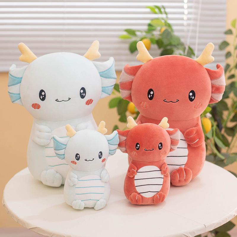20/35CM Cute Dragon Plush Toy Dragon Stuffed Cartoon Anime Doll For Children Kids Boys Birthday Xmas Gifts