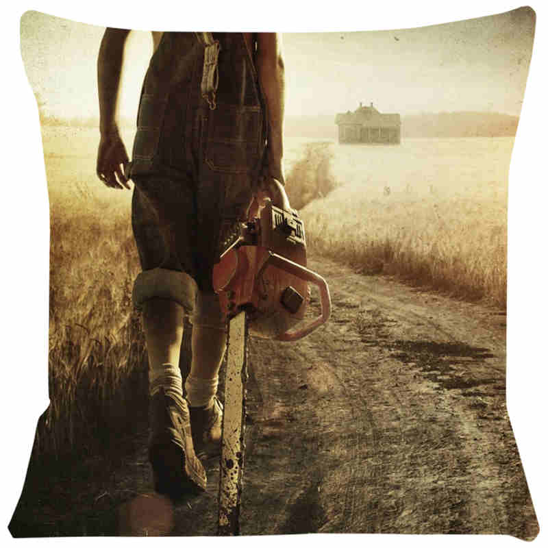 Super Soft Cushion Cover Horror Movie 45X45 Pillow for chairs Home Decorative cushions for sofa Throw Pillow Cover SJ217