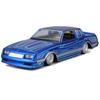 Maisto 1/24 Scale Chevrolet Monte Carlo 1986 Blue Custom Lowriders Series / Diecast Model Car, Finished Product 32542