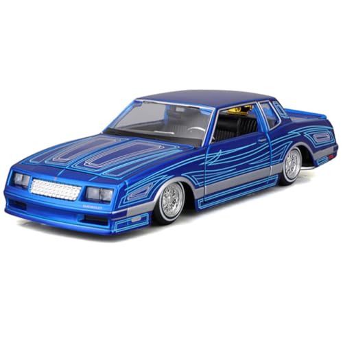 Maisto Масштаб 1/24 Chevrolet Monte Carlo 1986 Синий Серия Кастомные Лоурайдеры / Литая Модель Автомобиля, Готовое Изделие 32542