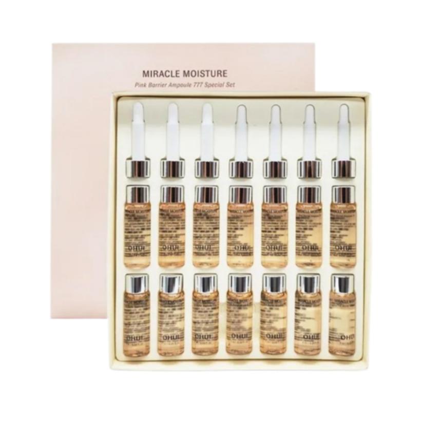 

O HUI Miracle Moisture Pink Barrier Ampoule 777 7ml x 14ea Korea Beauty
