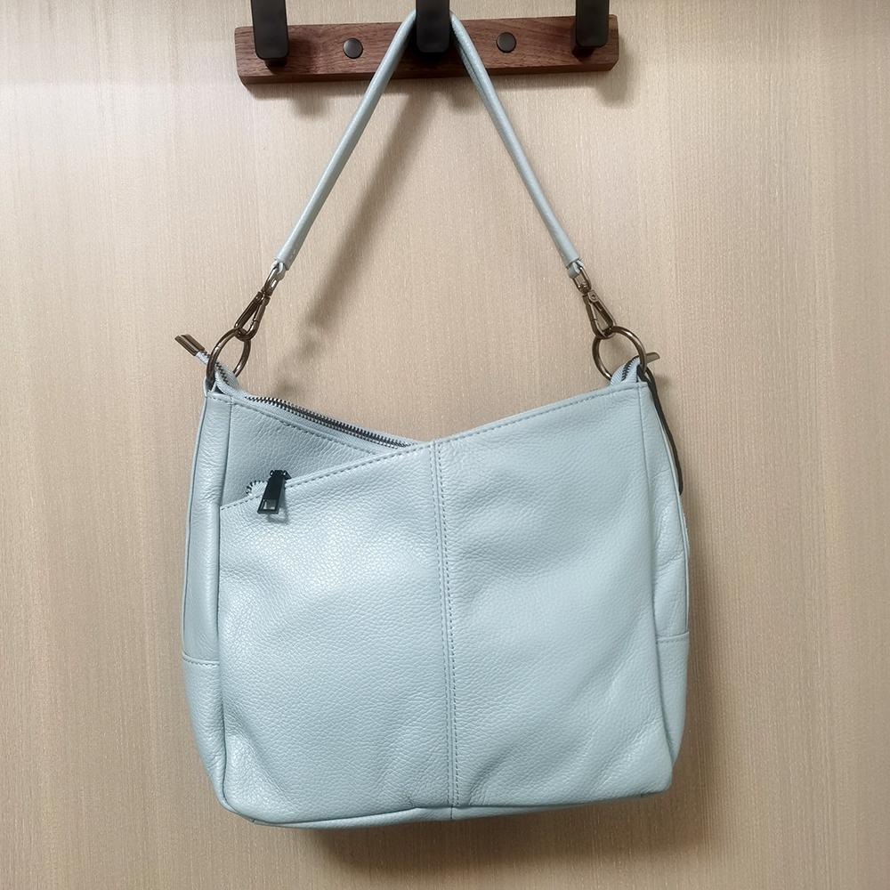 2026 New Women's Genuine Soft Cow Leather Crossbody & Cvertible Shoulder Bag - Spacious & Effortless Quality Bag for Commuting
