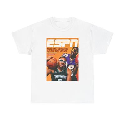Spordifänni T-särk Anthony Edwards Justin Jefferson Vikings Timberwolves Unisex T-särk