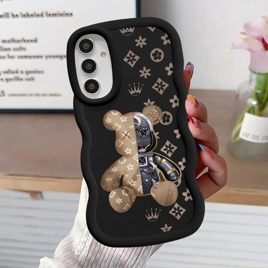 Luxury Robots Bears Fashion Case for Samsung Galaxy A13 A36 A15 A11 A14 A16 A12 A33 A35 A21s A26 A34 Soft Phone Cover Galaxy A36 5G