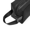 1PC Black Travel Mesh Cosmetic Bag Zipper Makeup Bag For Women Wash Toiletry Bag Makeup Organizer