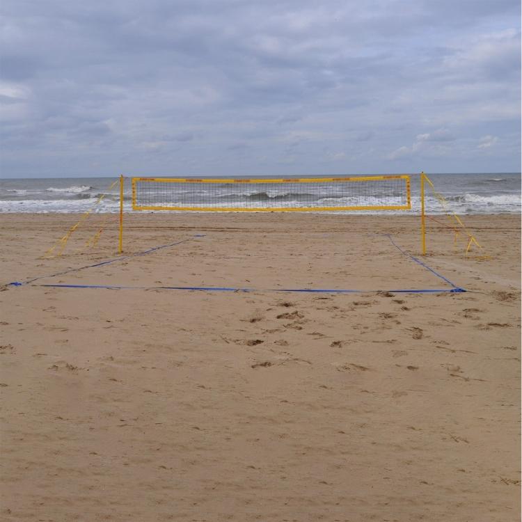 Completes Outdoor Volleyballs Courts Boundaries System Official Dimension Line Sand Anchors Included