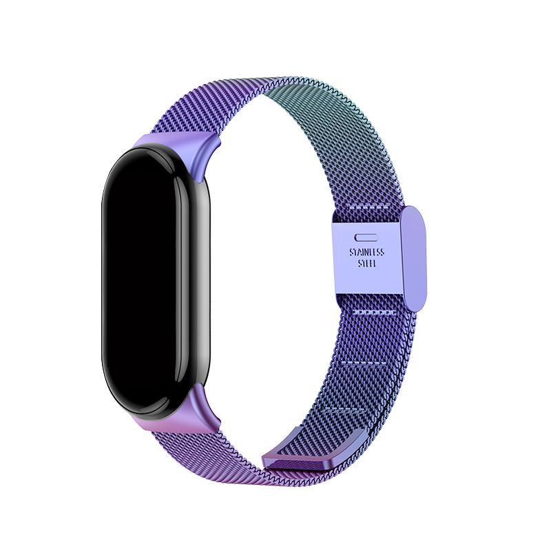 Stainless Steel Strap for Xiaomi Mi 9 8 Band Metal Milanese Bracelet on Mi Band 8 Wristband for Mi Band 9 8 Strap Accessories