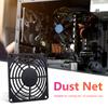 10PCS/5PCS 80mm 120mm PC Case Fan Dust Filter Screen Plastic Dustproof Grills for Desktop PC Fan Grills Computer Accessories