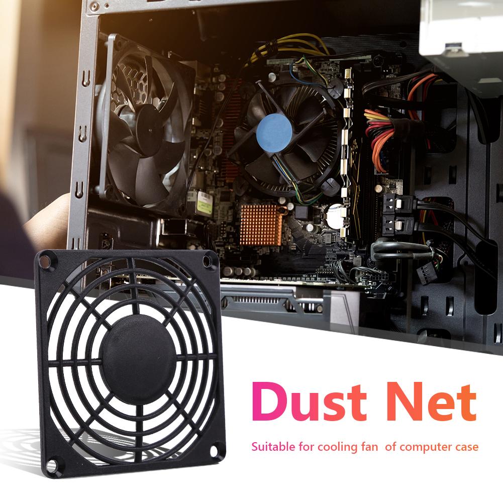 10PCS/5PCS 80mm 120mm PC Case Fan Dust Filter Screen Plastic Dustproof Grills for Desktop PC Fan Grills Computer Accessories