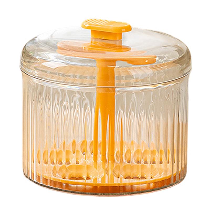 

Прозрачный прибор для приготовления фрикаделек, кухонный инструмент для приготовления экструдированных фрикаделек, контейнеры для хранения замороженного мясного фарша, универсальное кухонное приспособление оранжевый