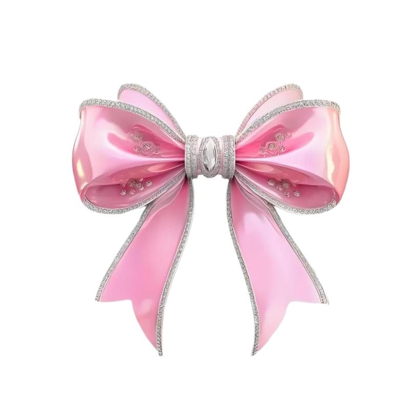 Розовый Бантик Наклейка на Унитаз Светящаяся Светонакопительная Накладка на Крышку Унитаза Водонепроницаемая Самоклеящаяся Наклейка Настенные Наклейки Домашний Декор