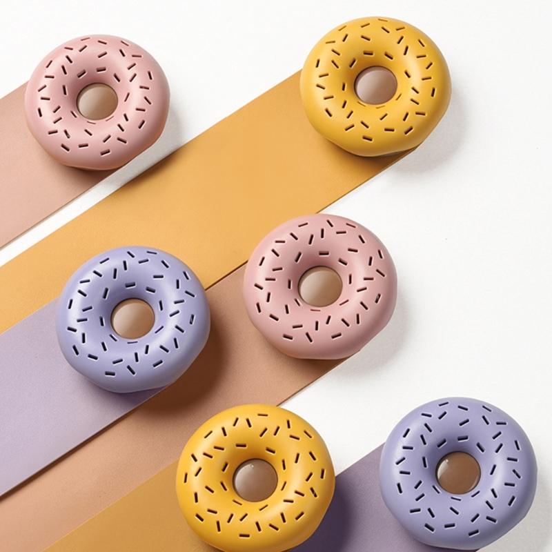 Lovely Doughnuts Storage Container Dehumidifying Storage Case Convenient Accessory for Wardrobes Dormitory Office Use