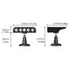 Easy To Install Motion Sensor Street Lamp 3Modes Solar Wall Lamp  Garden Courtyard Exterior