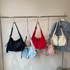 Fashion Drawstring, Simple Messenger Bag, Women's Large-capacity Shoulder Bag, Daily Commuting Trend Tote Bag