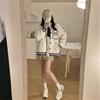 Street Style Girl Academy Baseball Jacket: 2025 Trendy Casual Loose Hoodie for Spring/Autumn