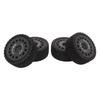 4 Pcs RC Car Tire Rubber Wheels High Wear Resistance Strong Cushioning 1Celsius10 RC On Road Tyres for