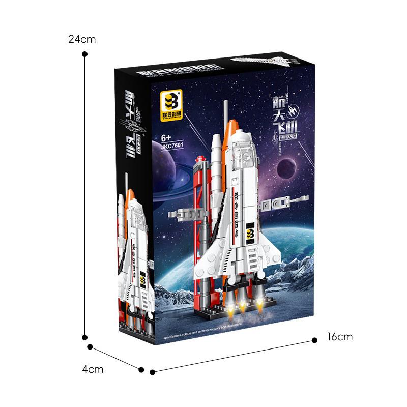Space Assembly Shuttle Building Blocks With Abs Plastic For Play Toy Learning