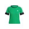 (WMNS) Originals SS23 Adicolor 70s Knit T-Shirt 'Green' Women's IK7844