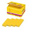 3M Pegajoso Super 75 x 25 90 folhas x 20 Notas Post-it, Pegajoso, Fino, Amarelo, mm, blocos, 5001SS-YN