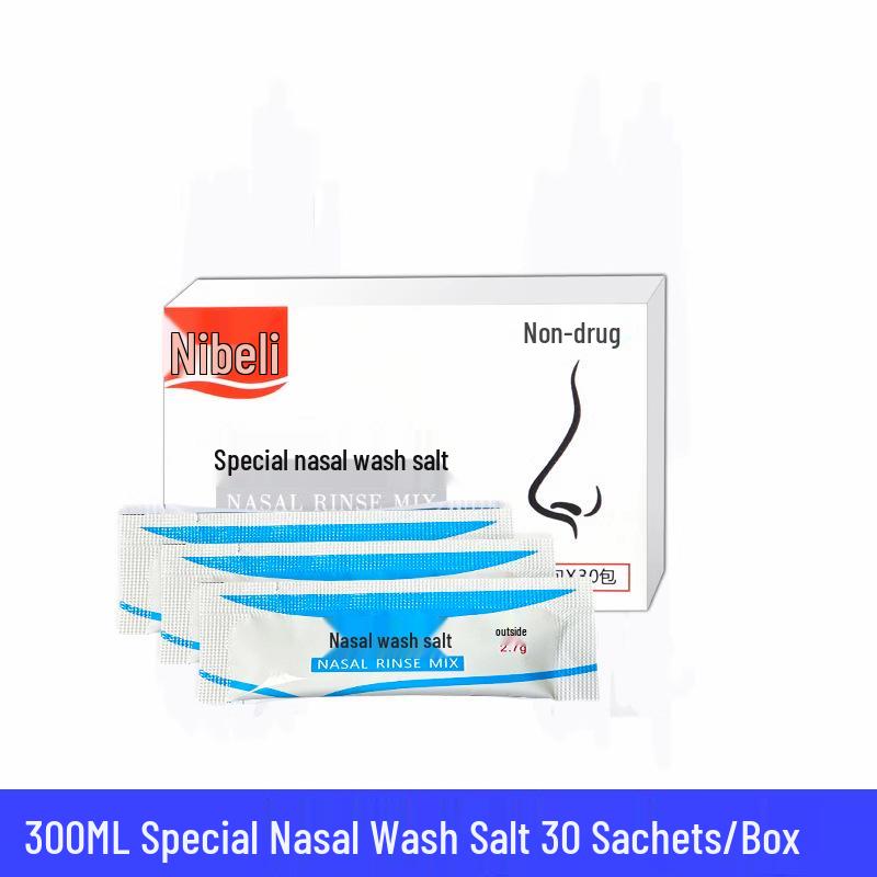 Nasal Irrigator Spray for Adults & Kids - Saline Wash Device