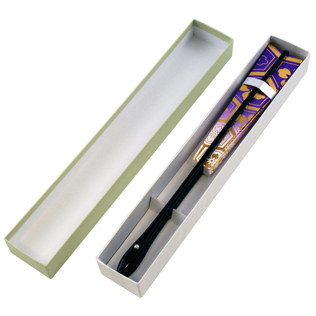 Osaka Choseido Dance Tortoise Shell Made in Kyoto Includes Sachet and Original Paper Perfect for Japanese Souvenir Fan, Design, 29cm, Japan, Fan, Box,