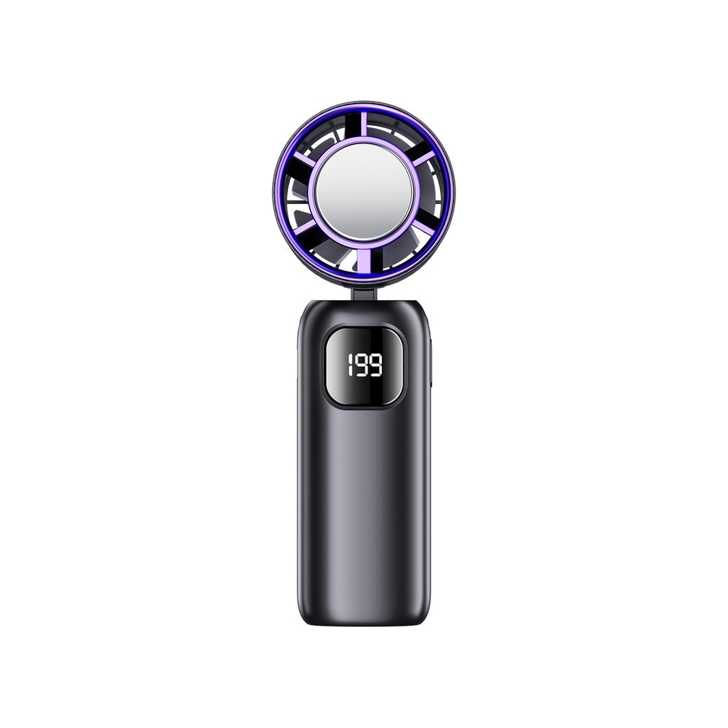 Portable Handheld Turbo Fan Speeds Adjustable Mini Personal Rechargeable Battery Operated Electric Eyelash Cooling Fan