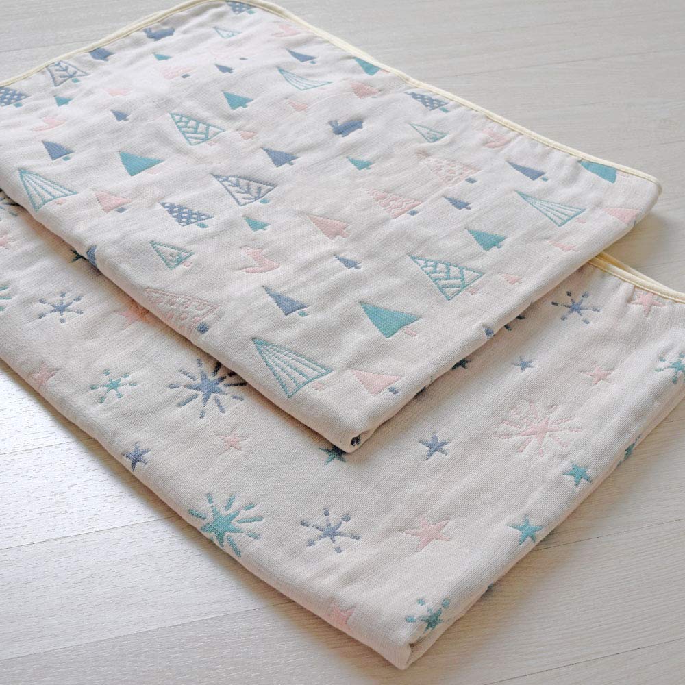 Pătură moale și pufoasă din tifon pentru bebeluși cu 6 straturi "Minoki"