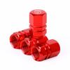 4pcs color metal hexagonal car valve cover tire For abarth 695 595 500 500c 500s competizione 124 Spider PUNTO stickers decor