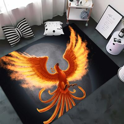 The American Eagle 3D HD Cartoon Area Rug Rugs Living Room Tapete for Bedroom Sofa Kitchen Doormat Decor,Kids Non-slip Floor Mat