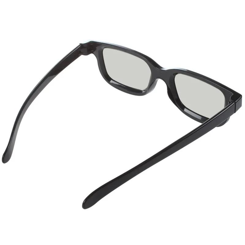 1Pcs Black Circular Passive 3D Glasses for LG Cinema TV Stereo 3D Movie Watching