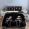Skeletons Holding Hands. Bedding Sets Duvet Cover Sets Duvet Covers Pillowcases(1 * Duvet Cover 2 * Pillowcases Without Duvet Insert)
