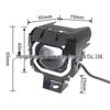 Multi-Color High Brightness Motorcycle Headlight DRL Spotlight Bulb for Electric Vehicles.