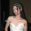 Handmade Bohemian Bridal Headpiece With Pearl Drop Beads Mesh Hair Accessory Wedding Party Fashion Show