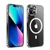 Ultra Slim Clear Magnetic Phone Case for iPhone 16 15 14 Pro Max Plus 12 13 Mini 11 Mobile Case Shockproof Transparent Cove