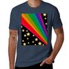 Stars And Rainbow Tshirt Large Size Casual Tee Shirt