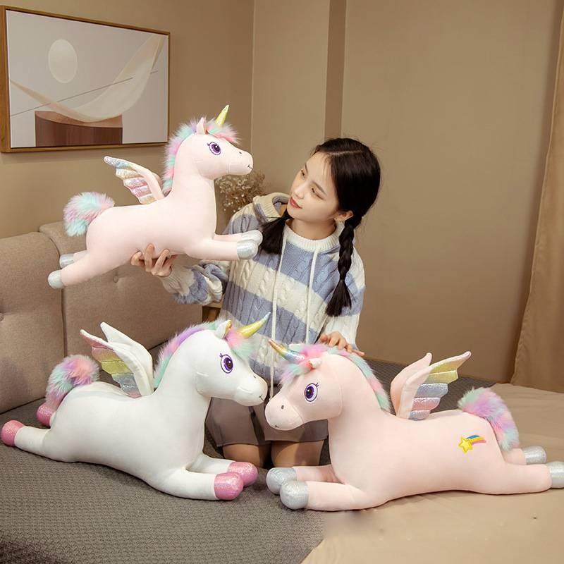Magical Plush Unicorn Stuffed Toy Animal Doll Room Decoration Girl Birthday Gift