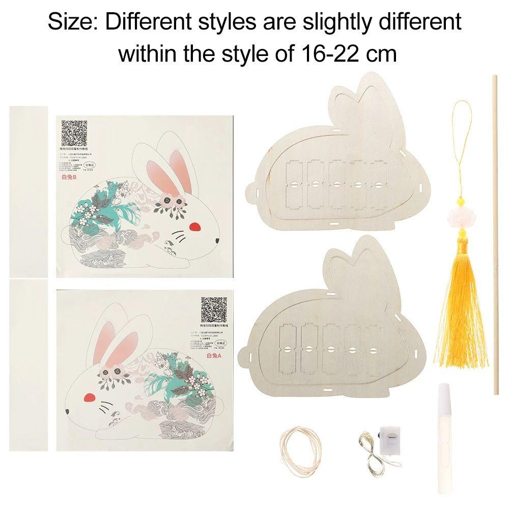 Lamp Chinese Rabbit Light Mid-Autumn Lantern Chinese Lantern Festival Lantern Glowing Lanterns