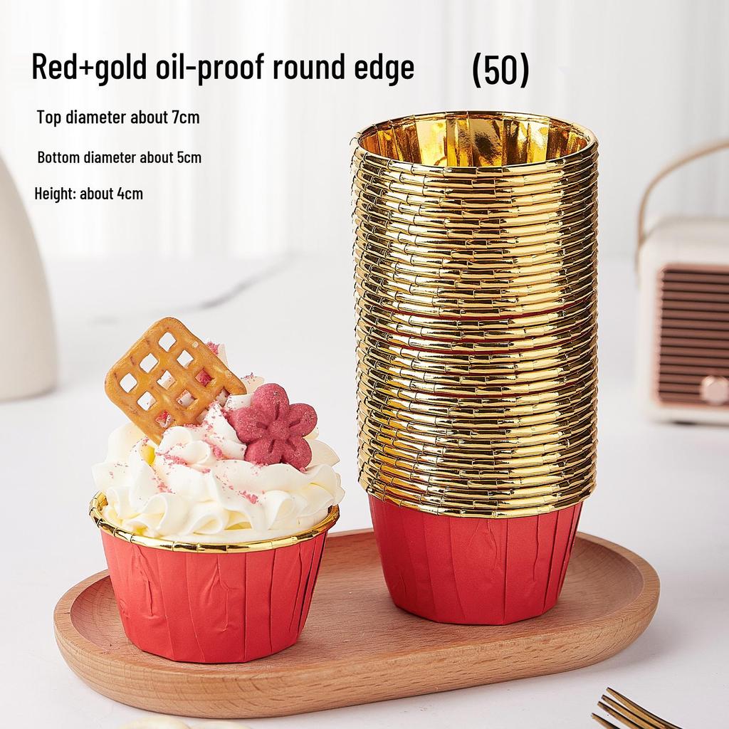 New Year Muffin & Cupcake Decoration Ornament with Transparent Packaging Box