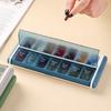 New Weekly Portable Premuim Pill Box Cases Organizer 2 Times A Day 14 Grids Storage for Medicine Vitamin Supplements Fish Oils