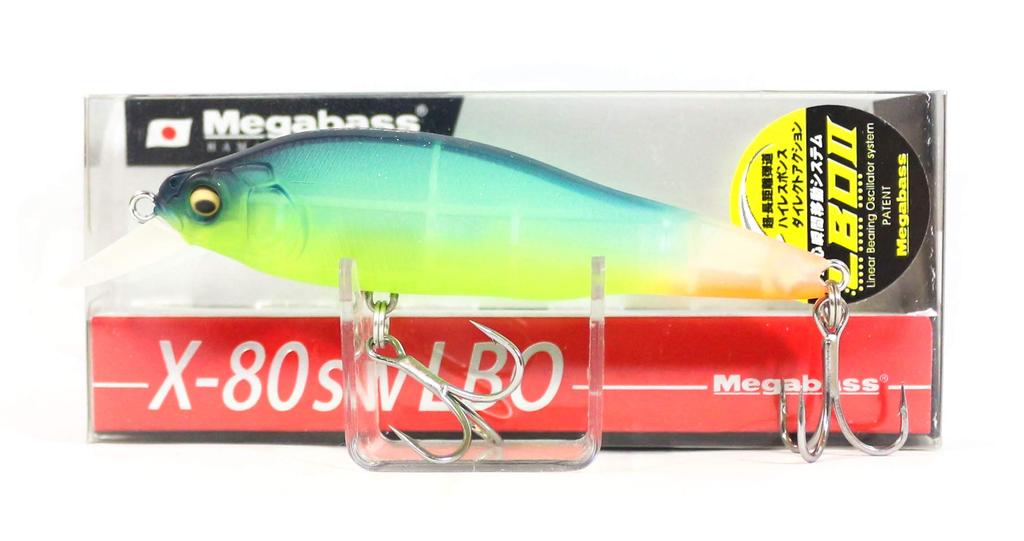 Megabass Minnow LBO Matte Lime 38857 Lure X-80SW