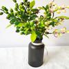 Artificial Berry Stems Faux Green Olive Branches with Leaves Fake Greenery Picks with Fruits for Home Vase Floral Arrangement