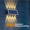 IP65 Waterproof Solar Wall Lamp Warm/White/RGB Lights Automatic Outdoor Lighting  Balcony